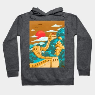 Great Wall of China by Cindy Rose Studio Hoodie